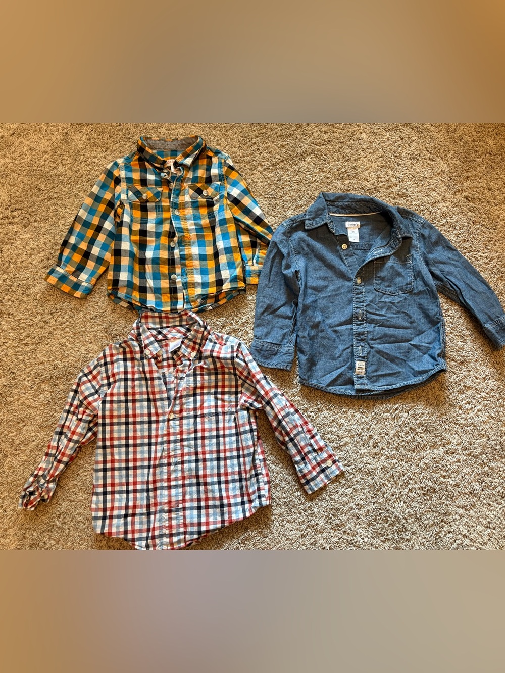 Button down shirt bundle, boys 2T
